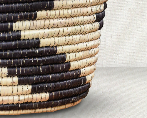 11–12" Dia Dark Chevron Planter Basket