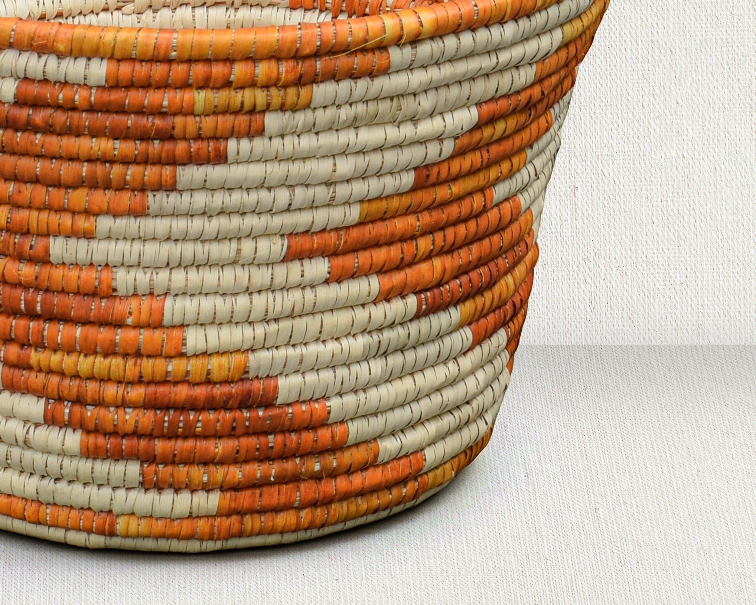 Amber Chevrons Planter Basket