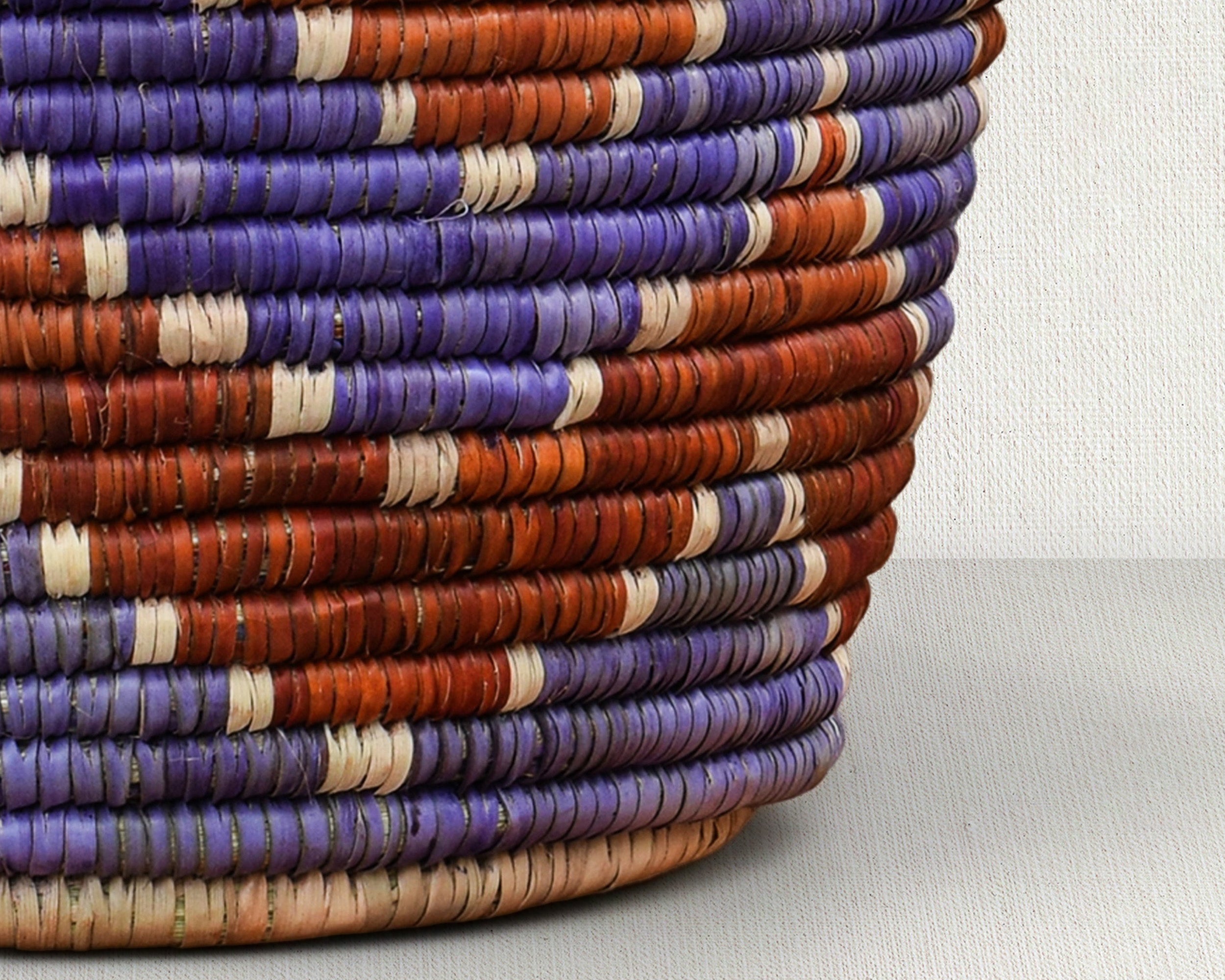 Purple Meadow Planter Basket