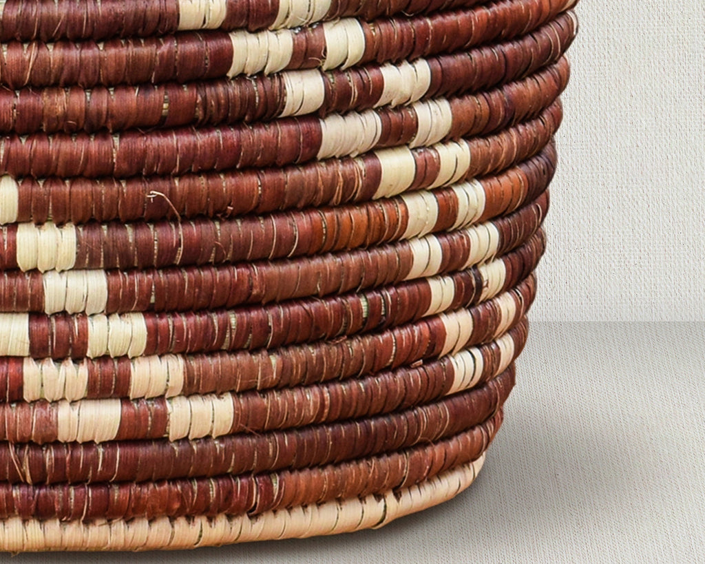 Aged WIne Planter Basket
