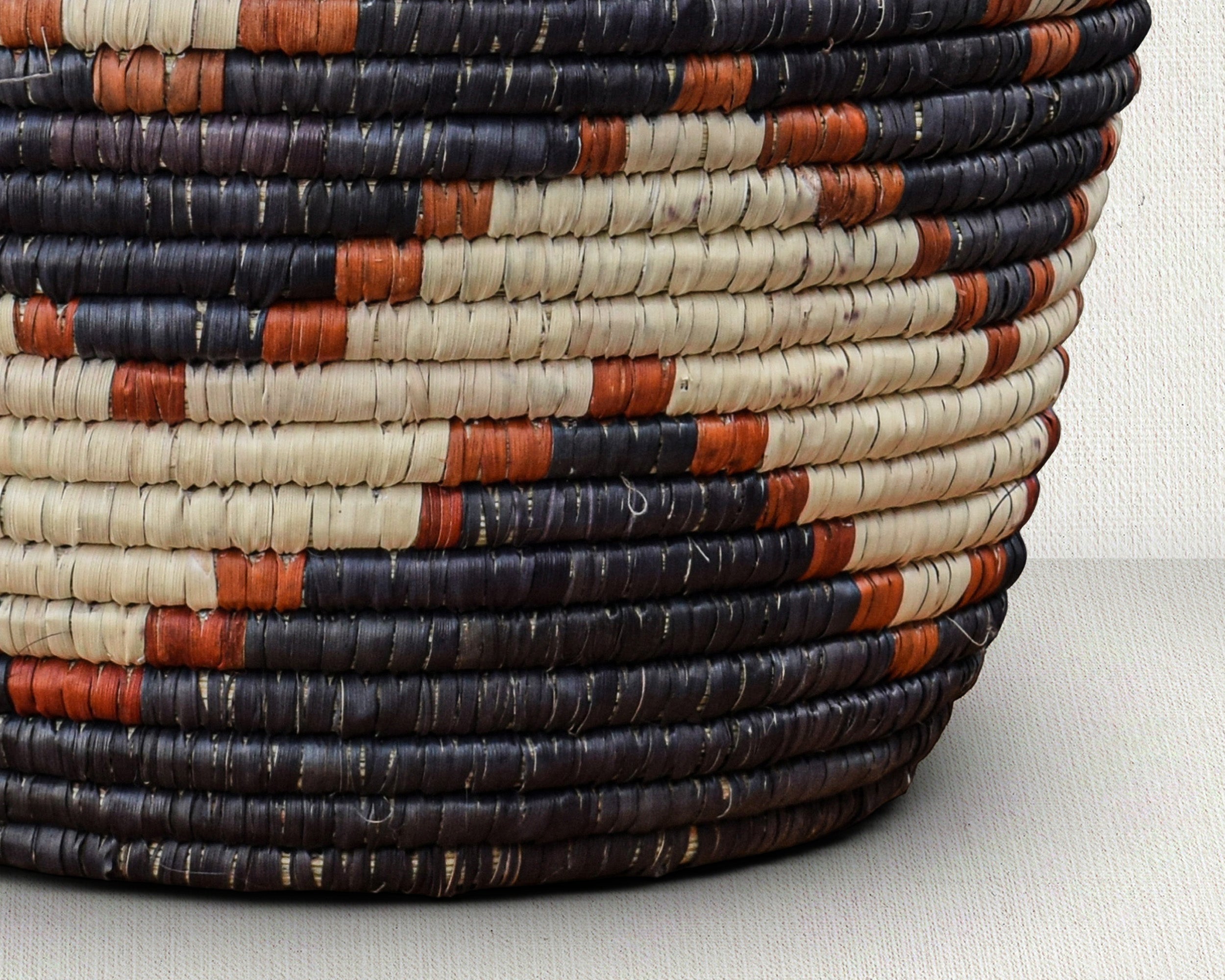 Diagonal Zigzag Planter Basket