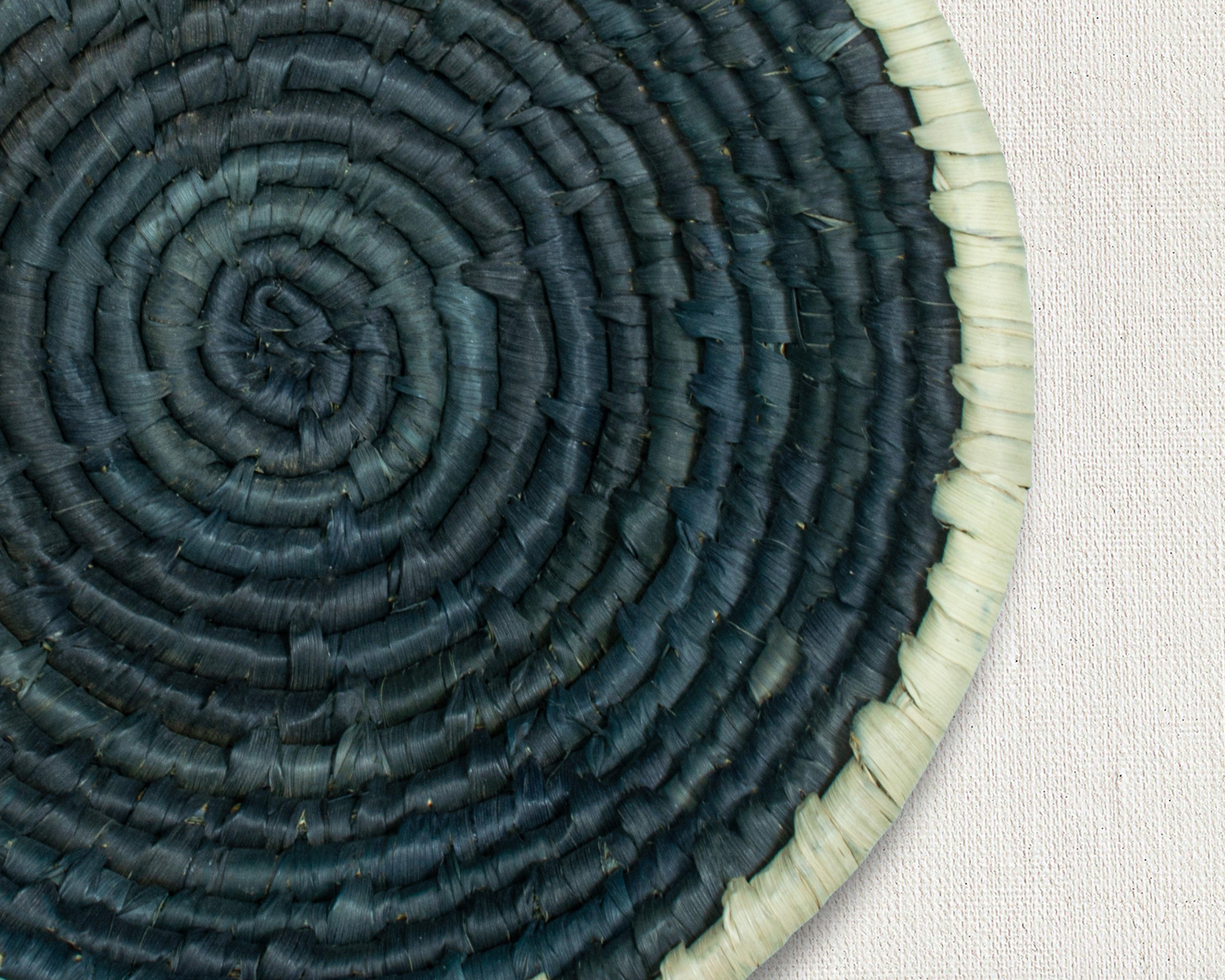 Oracle's Round Black Bowl Basket 8-inch LBW-421-7