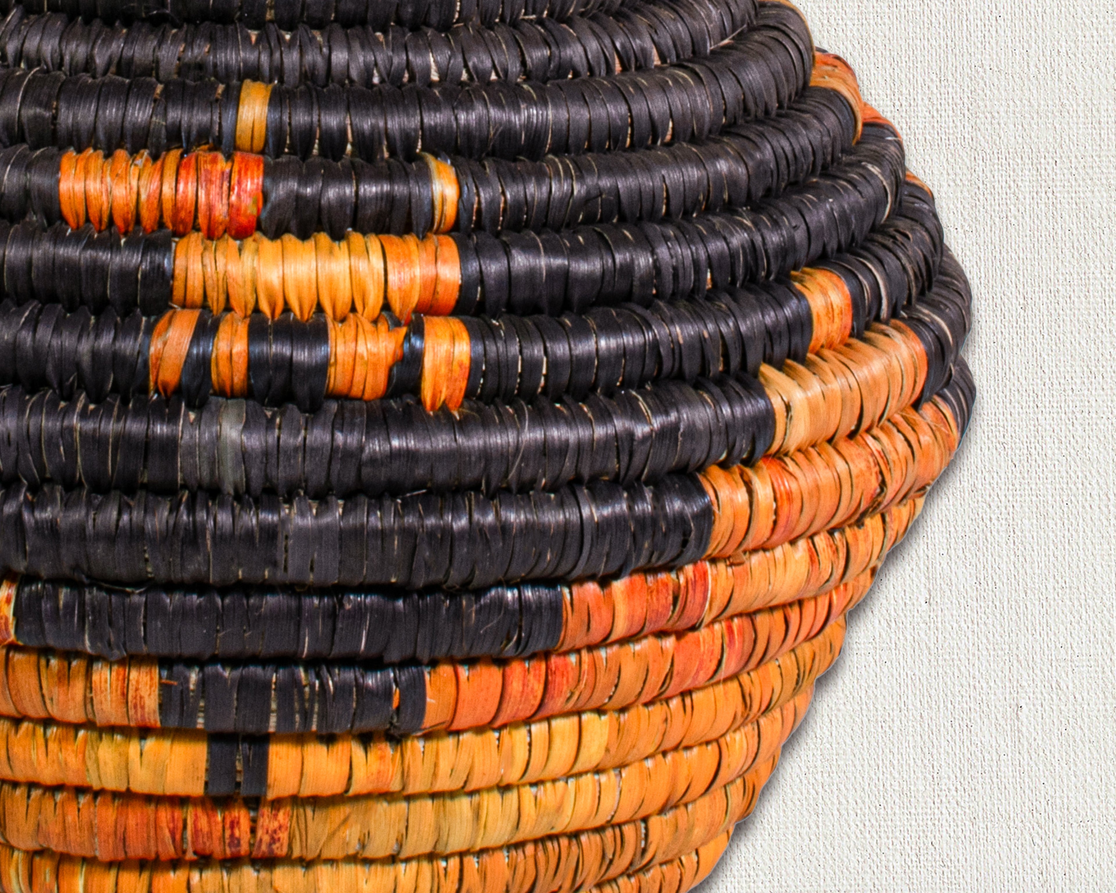 Orange & Black Dogs Potter Basket - PP-1116-8