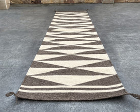 Cocoa Trail Flatweave Runner Rug – 2.5x10 ft