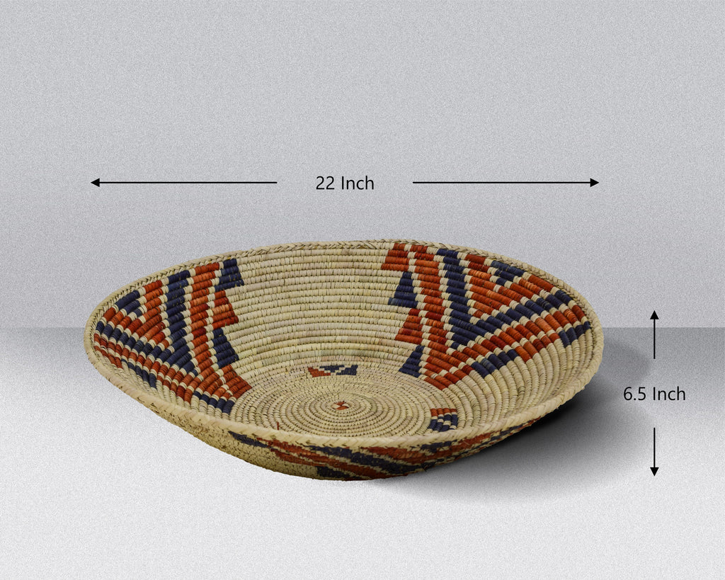 Kiwa Flower Bowl Basket 22-Inch LBW-79-22 A