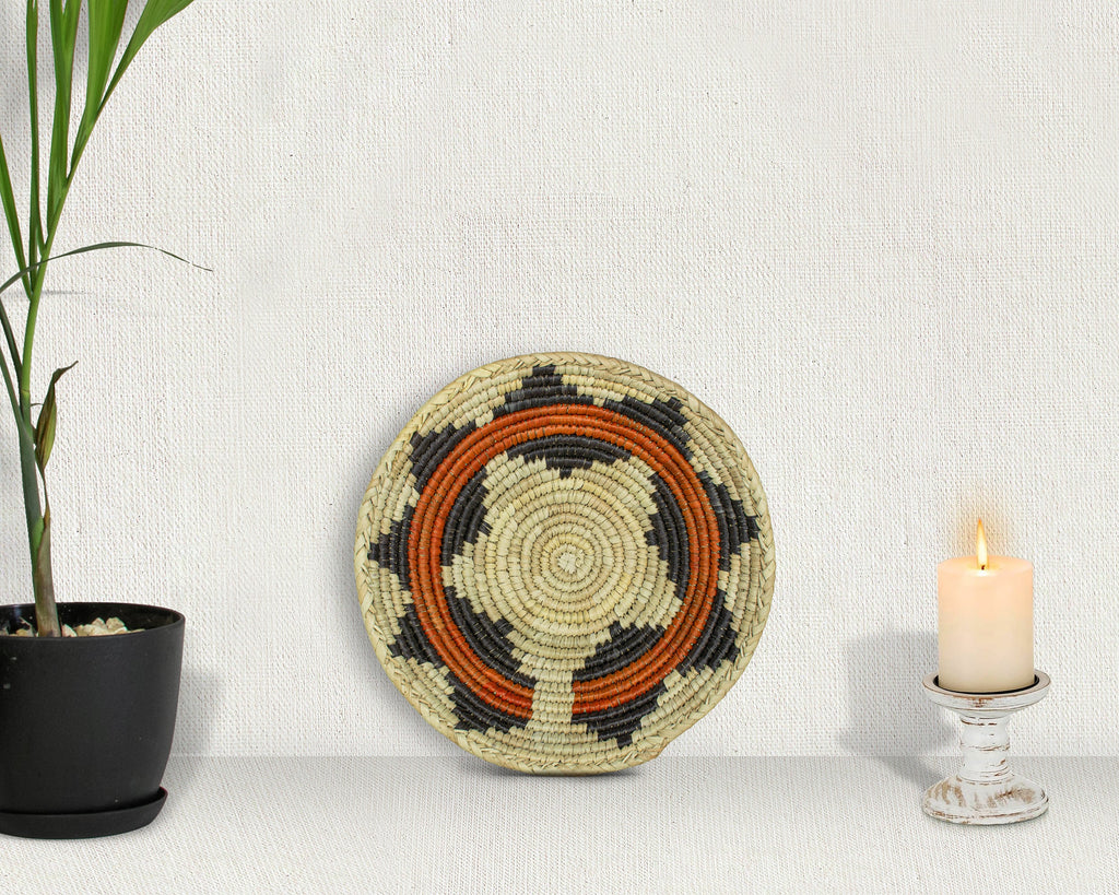 Star Brown Bowl Basket 8-inch LBW-88-7