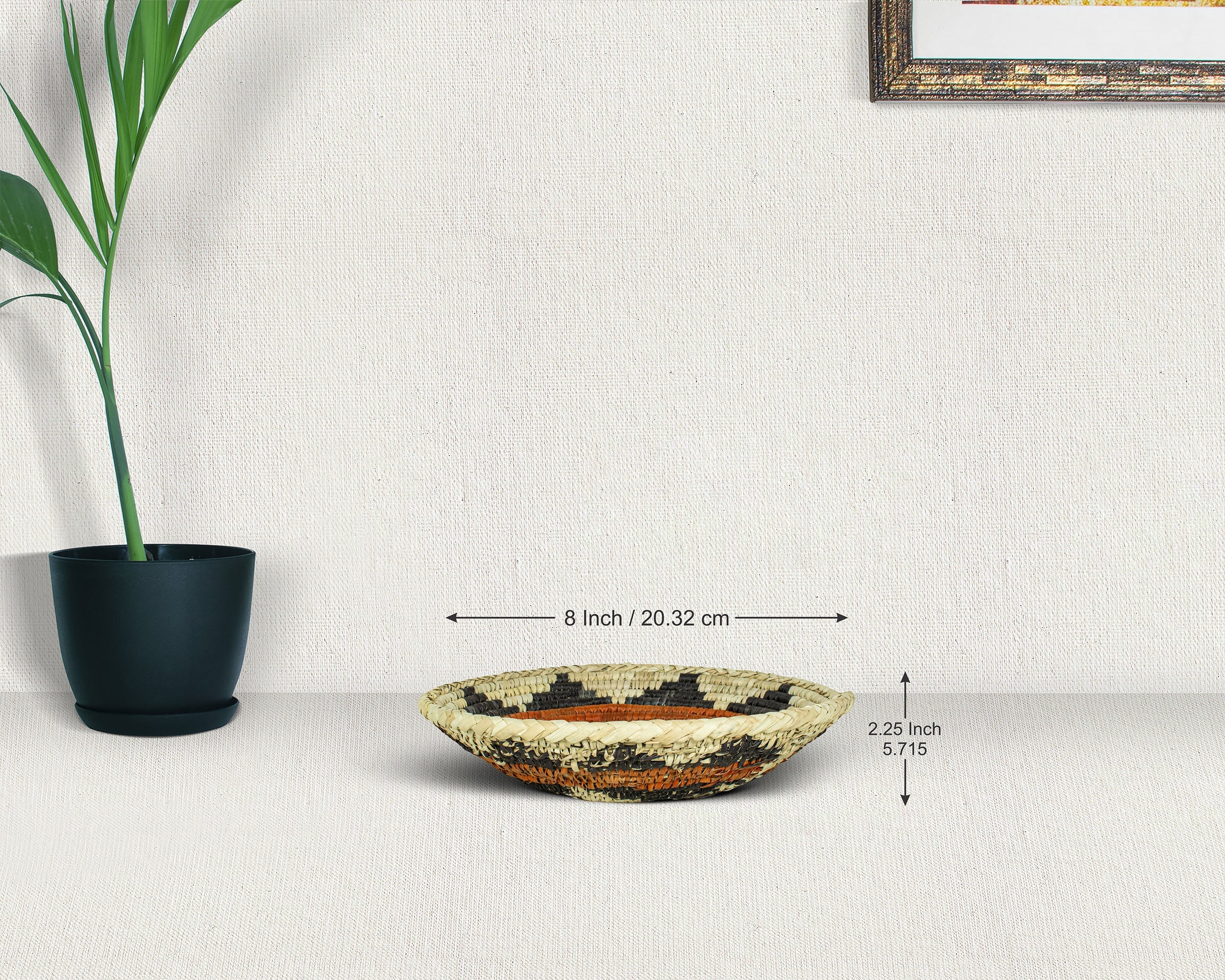 Star Brown Bowl Basket 8-inch LBW-88-7