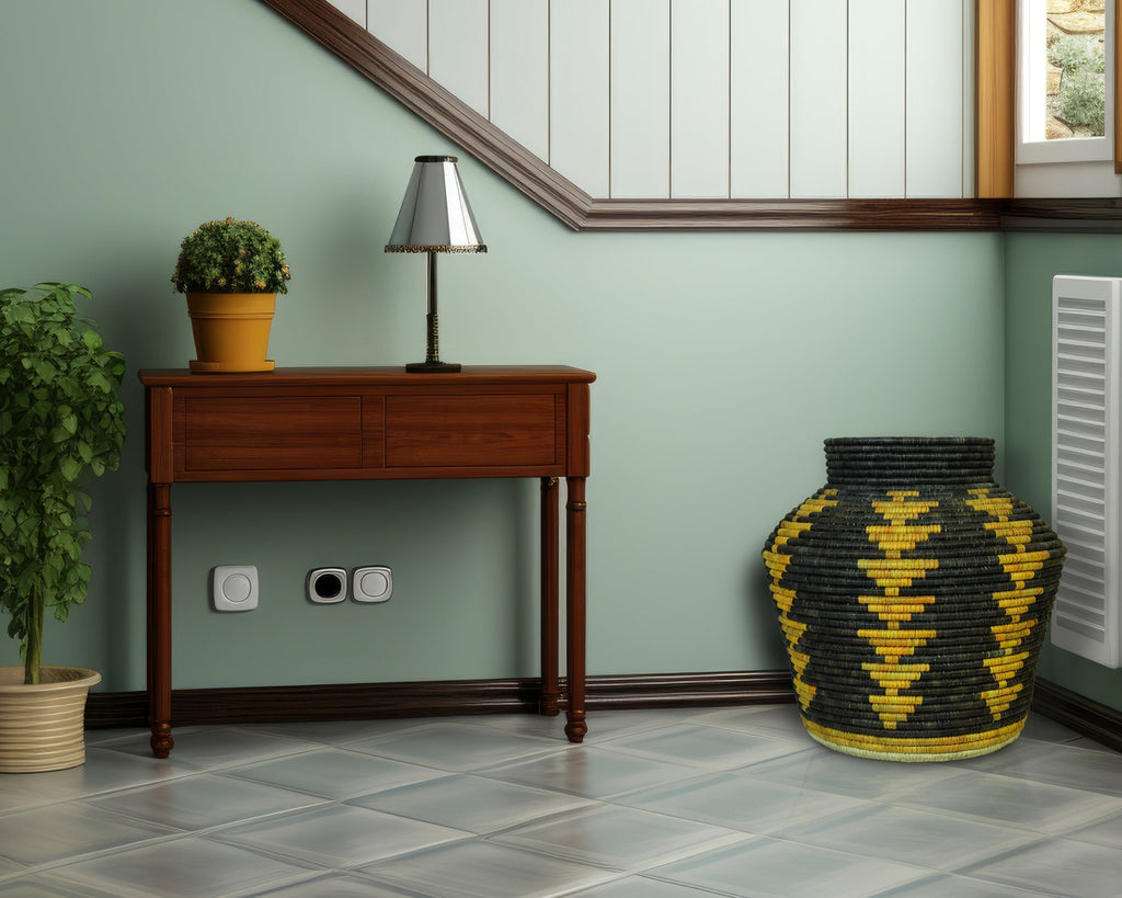 Tribal Sunburst Potter Basket 24-Inch PP-1102-22