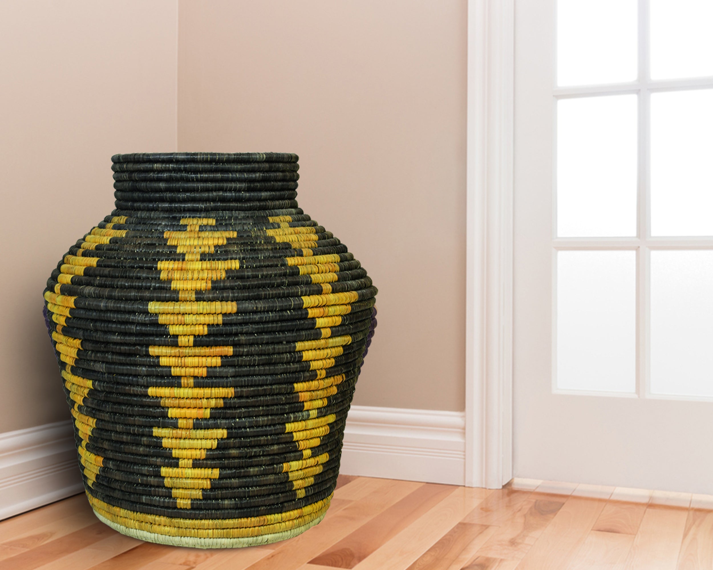 Tribal Sunburst Potter Basket 24-Inch PP-1102-22