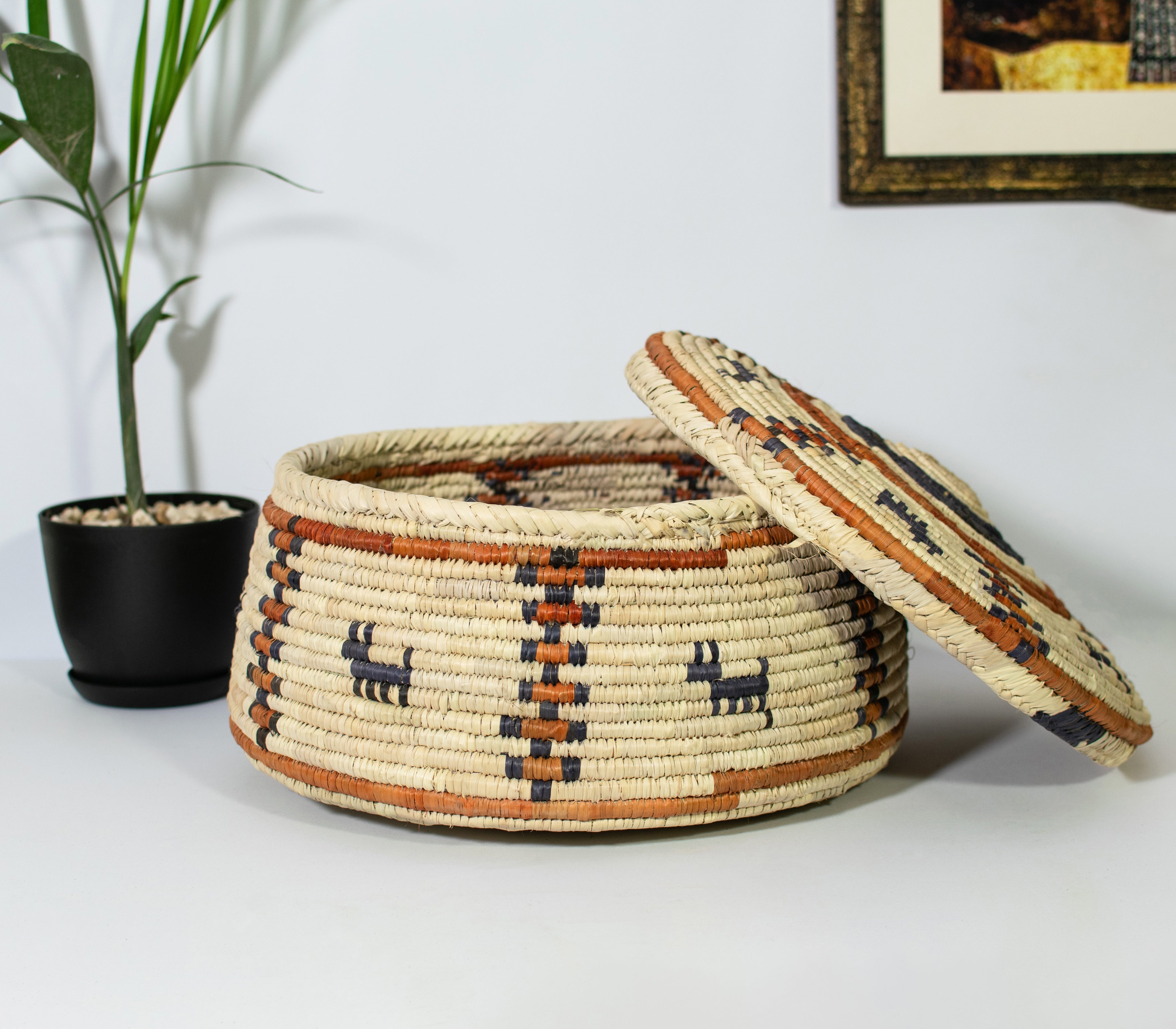 Dog Mesa Lidded Basket