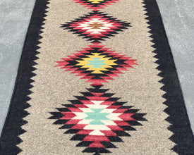 Dessert Bloom Flatweave Runner Rug – 2.5x10 ft