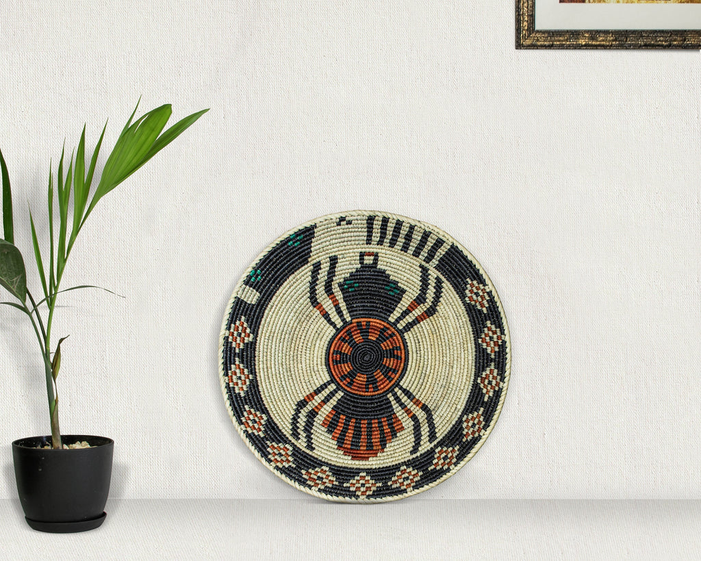 Spooky Spider Basket 14-inch BSK-146-15 A