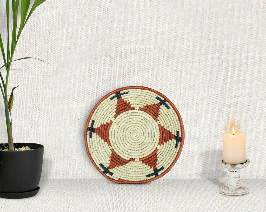 Luminary Brown Bowl Basket 8-inch LBW-432-7 B