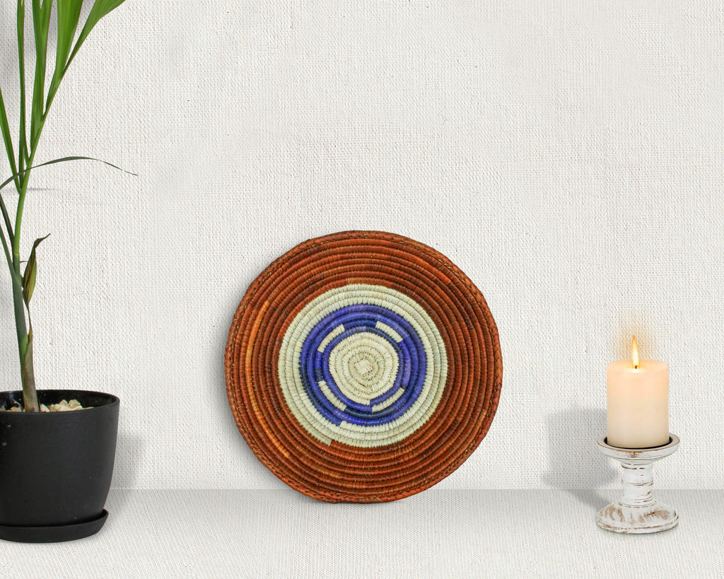 Terraluna Brown Bowl Basket 8-inch LBW-433-7 B