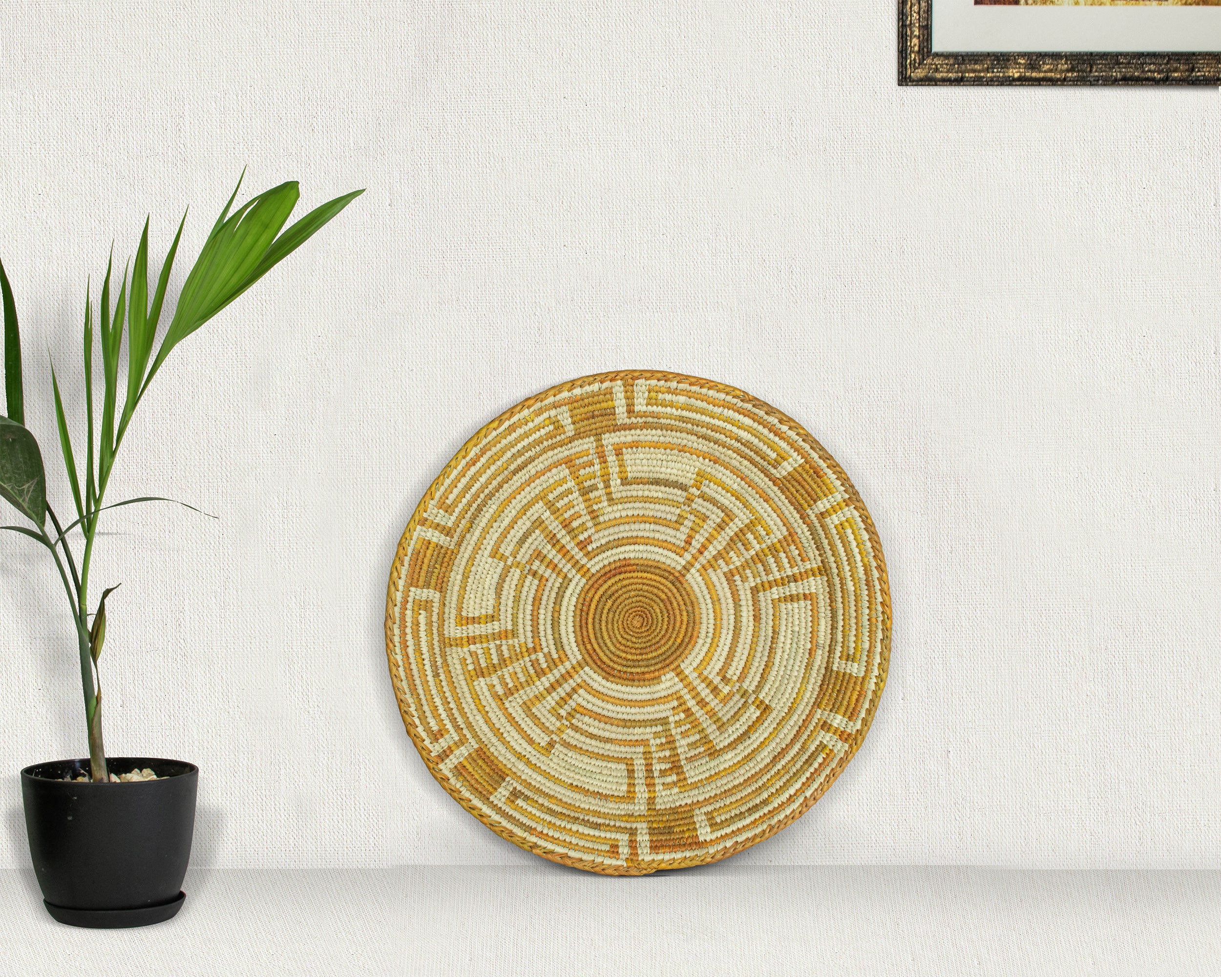 Golden Mirage Bowl Basket