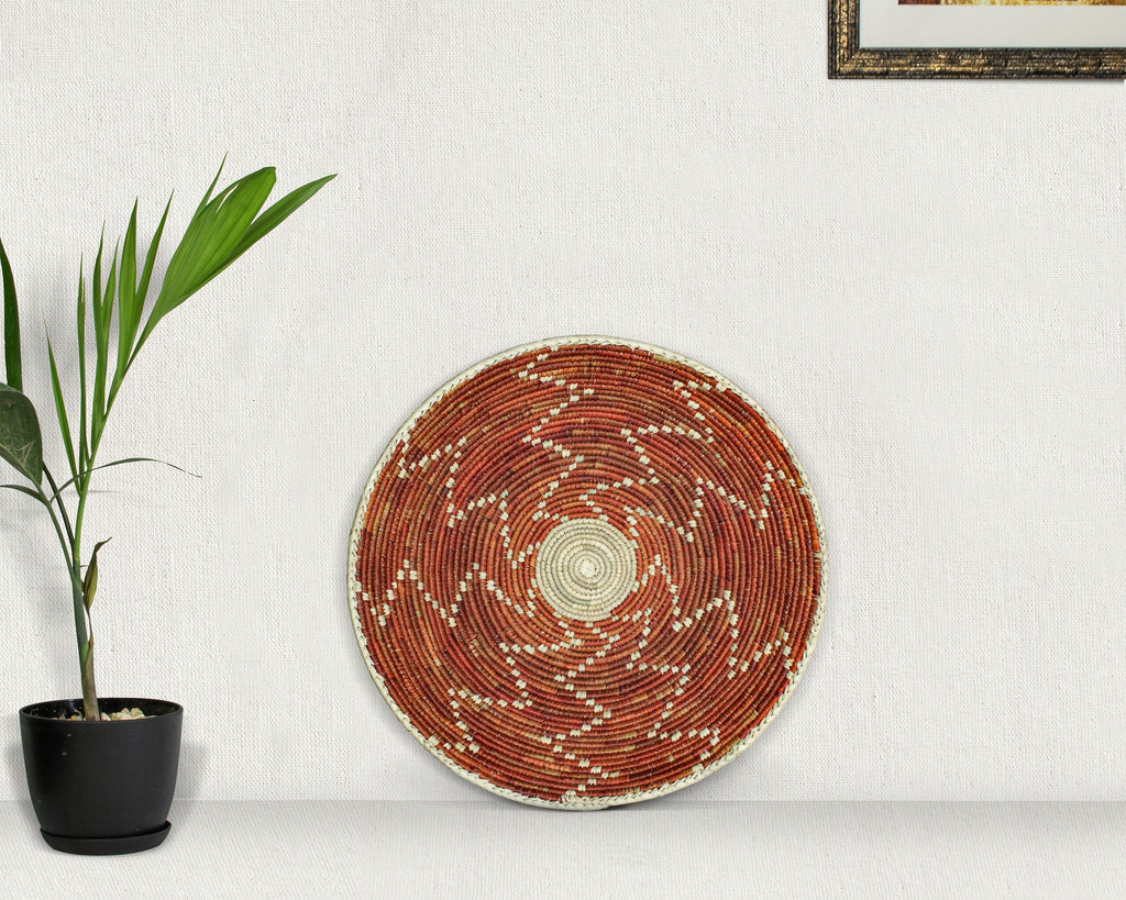 Pinwheel Weaver Basket 14-inch BSK-190-15