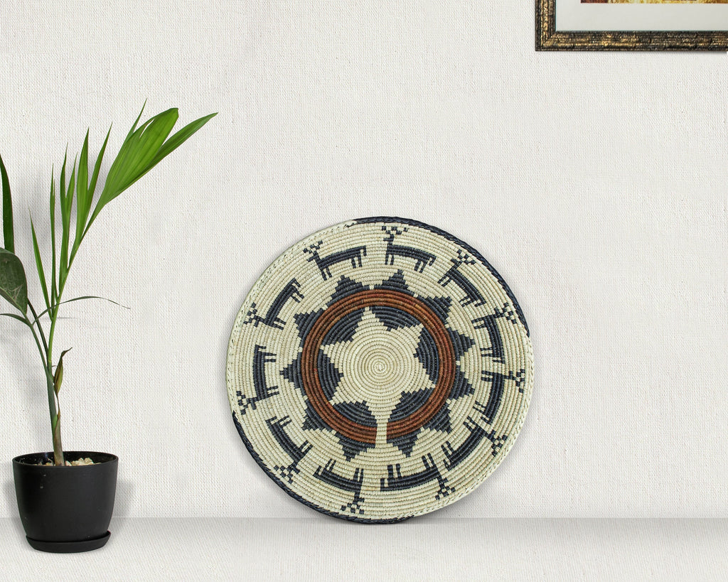 Deer Dance Basket 14-inch BSK-193-15