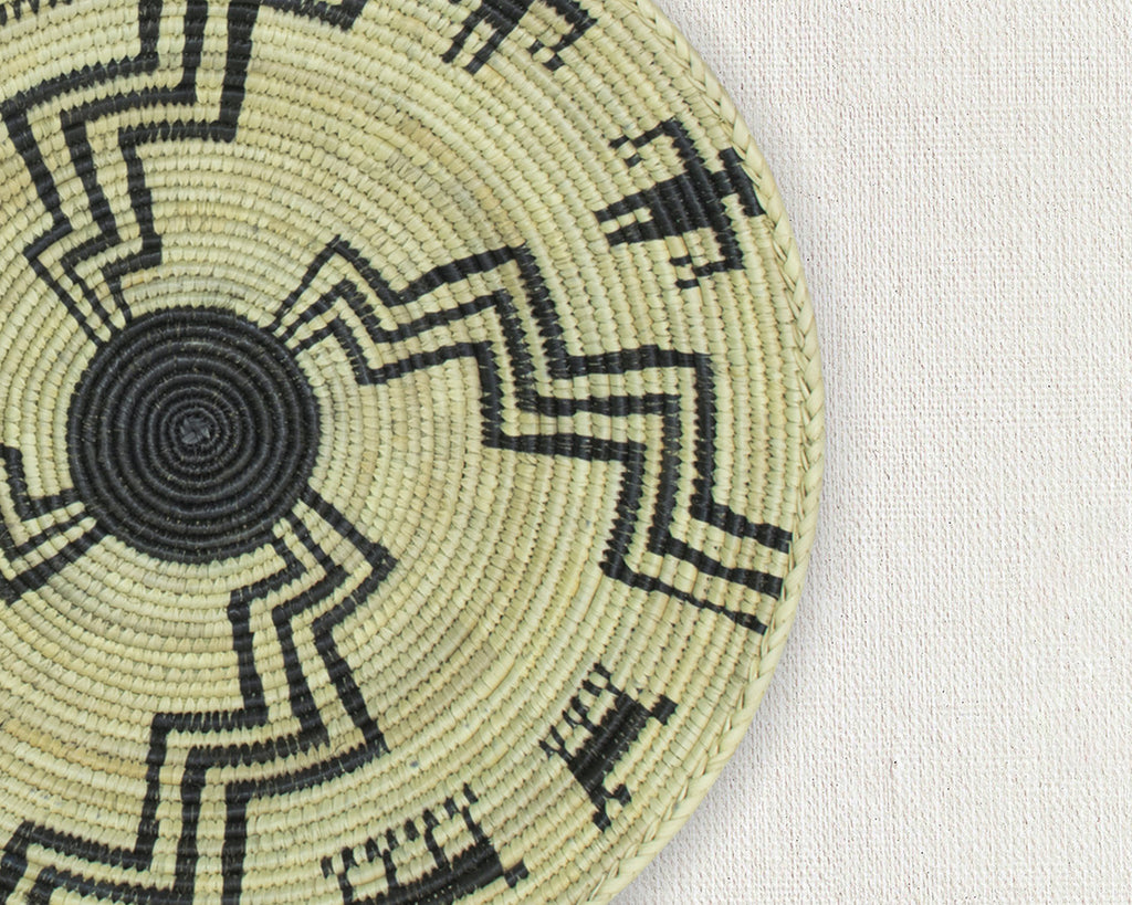 Four Men Four Dog Bowl Basket 14-inch BSK-125-15