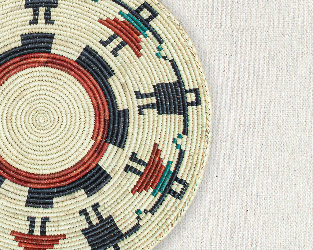 Dancing Green Basket 14-inch BSK-004-15