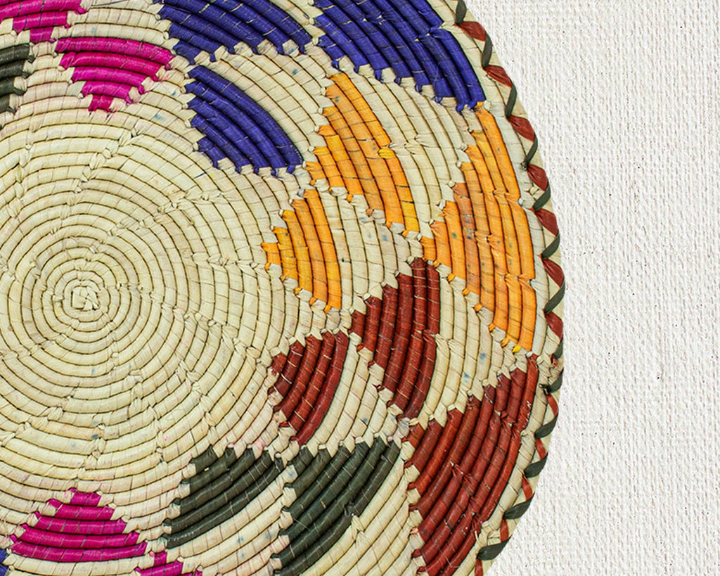 Color Blast Flat Basket 12-Inch PL-306-12