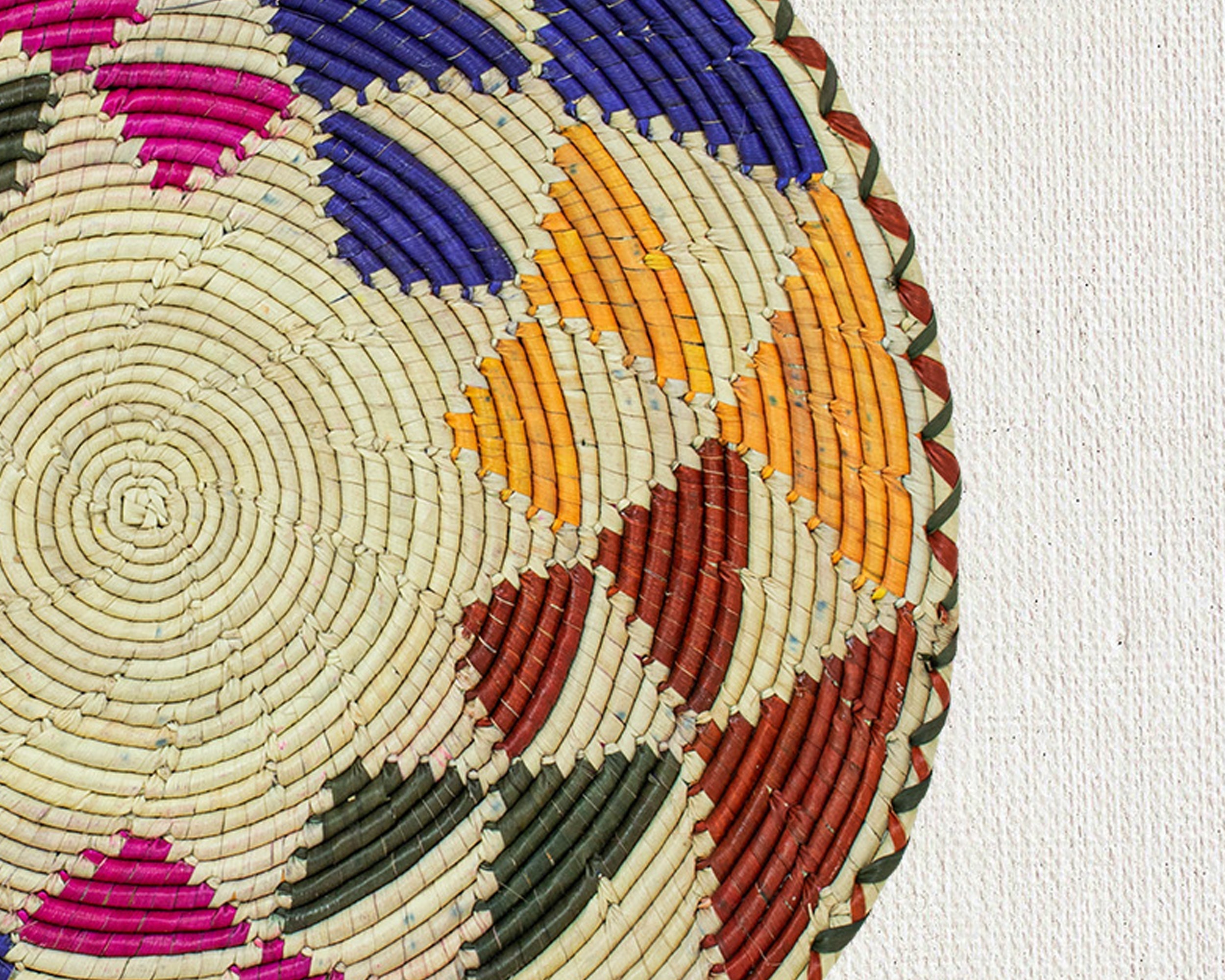 Color Blast Flat Basket 12-Inch PL-306-12