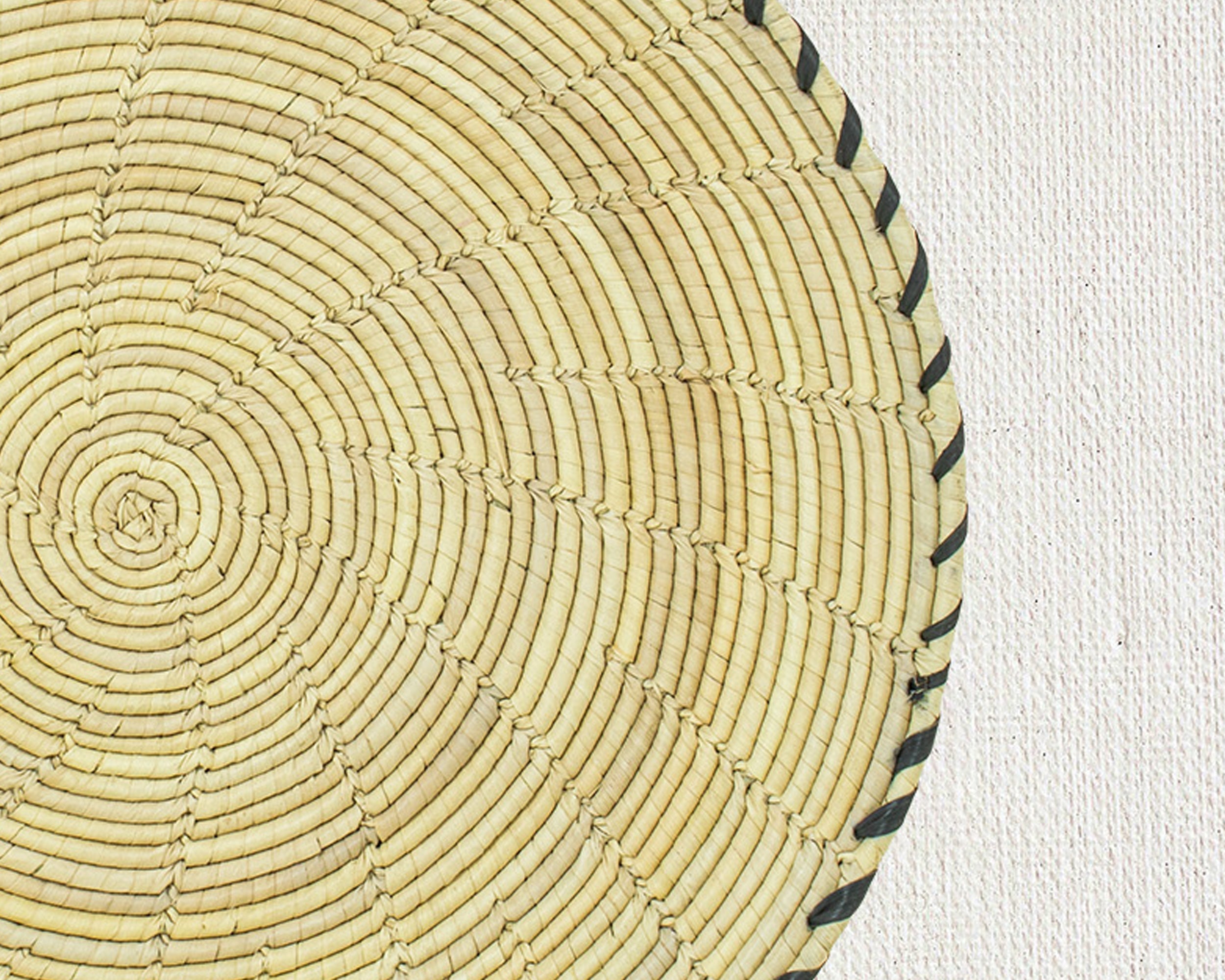 Pure Palm Plain Flat Basket 12-Inch PL-051-12