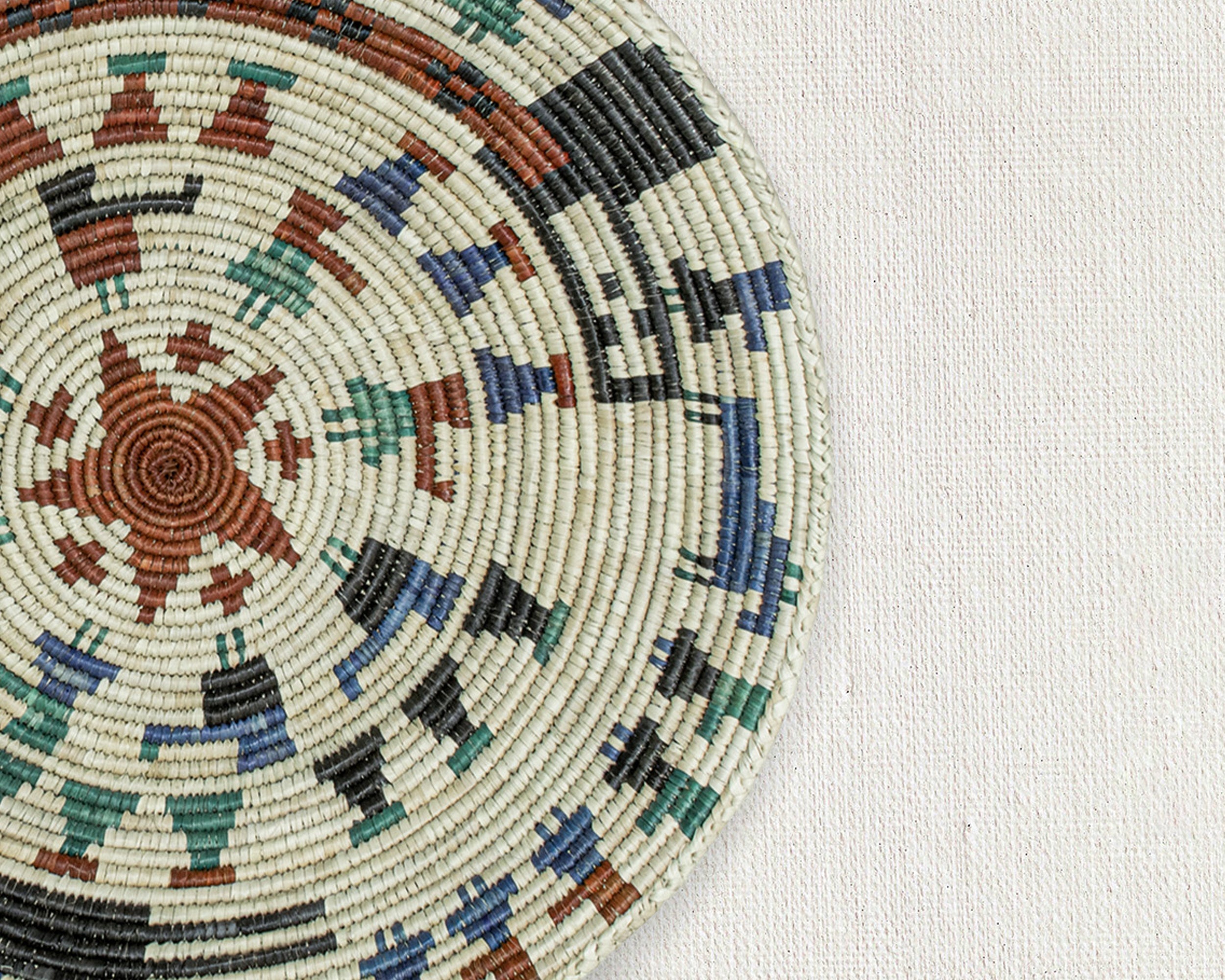 Tribal Tapestry Basket 14-inch BSK-168-15