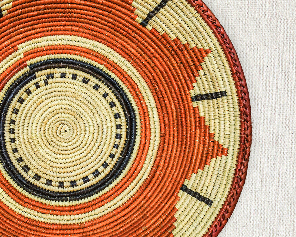 Sun Flower Bowl Basket 14-inch BSK-112-14