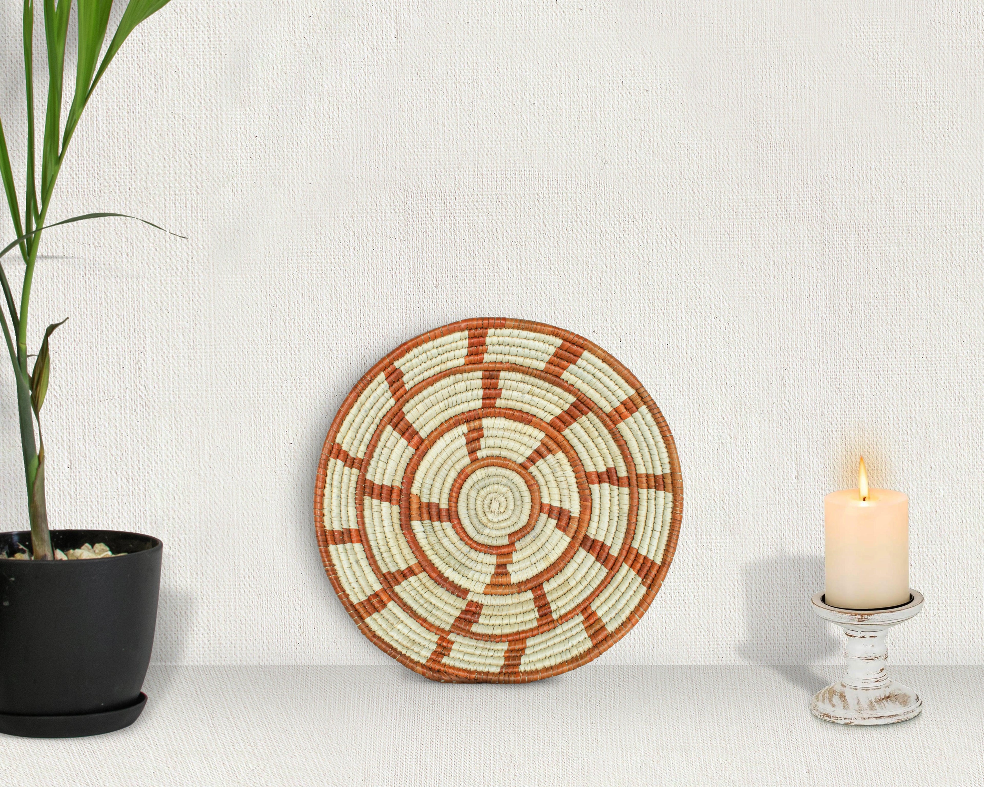 Spokester Brown Bowl Basket 8-inch LBW-427-7