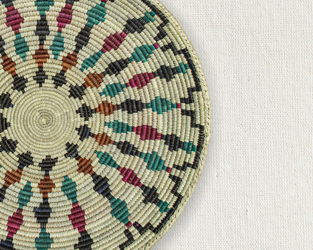 Dancing Arrows Bowl Basket 14-inch BSK-073-14