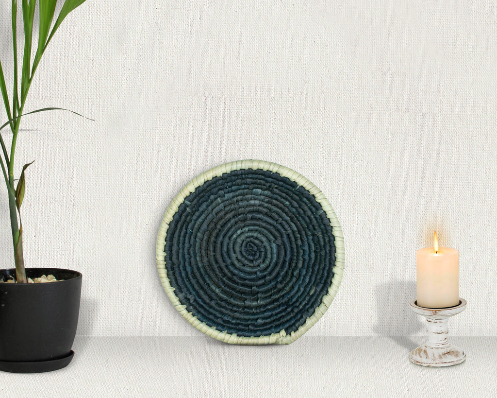 Oracle's Round Black Bowl Basket 8-inch LBW-421-7