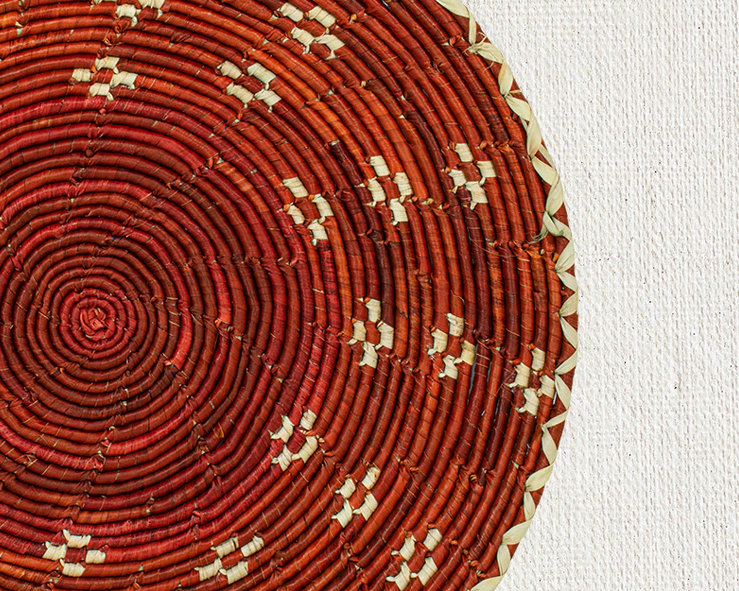 Vermillion Galaxy Flat Basket
