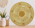 Golden Mirage Bowl Basket