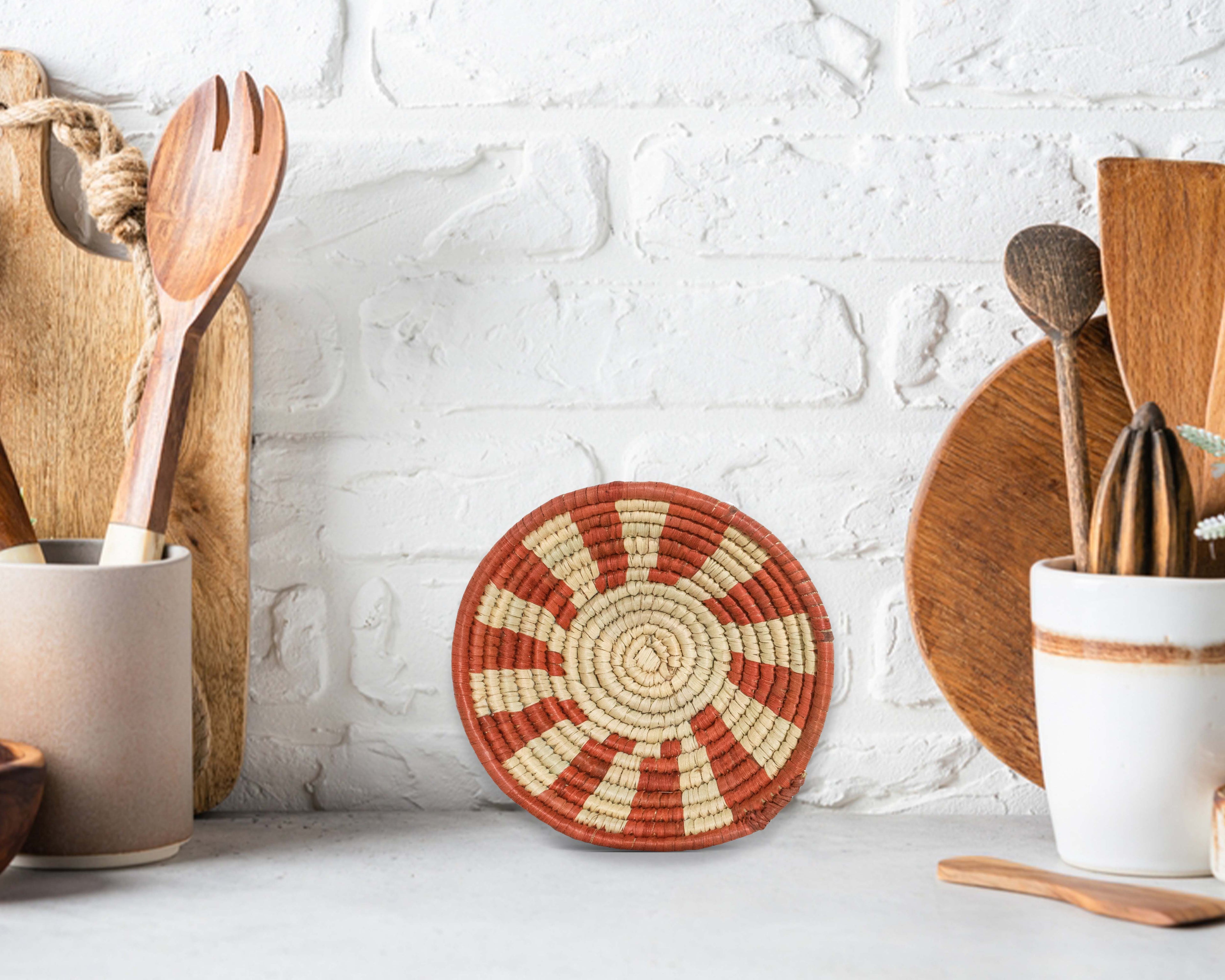 Boho Sun Rays Miniature Basket Pack of 5 - LBW-1603-5 A