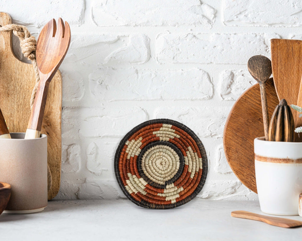 Boho Medallions Miniature Basket Pack of 5 - LBW-1609-5 B