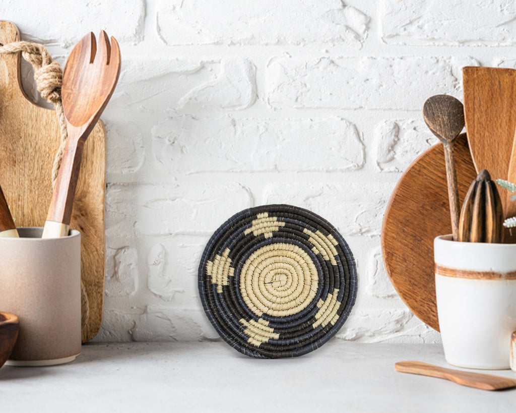 Boho Medallions Miniature Basket Pack of 5 - LBW-1608-5 A