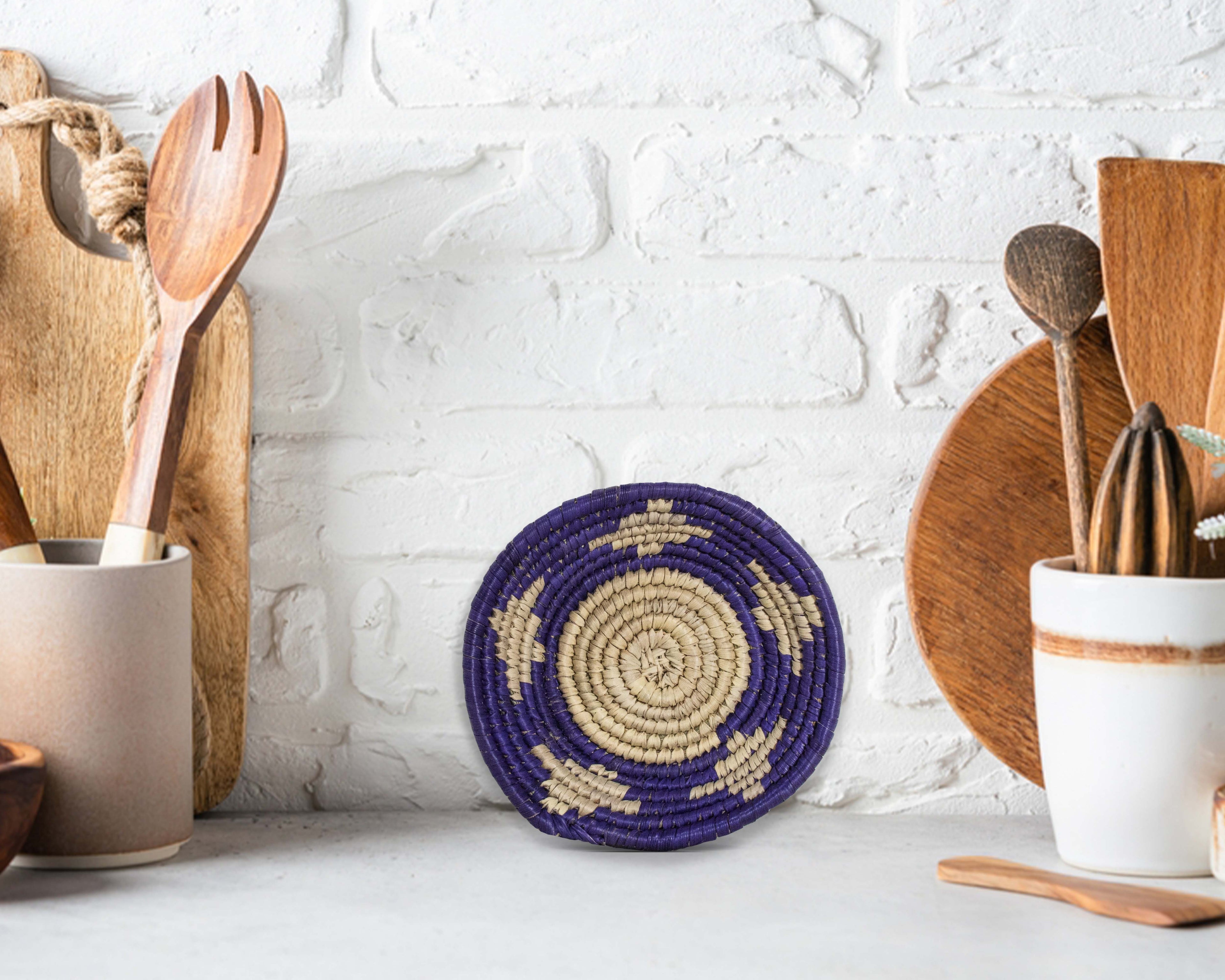 Boho Medallions Miniature Basket Pack of 5 - LBW-1608-5 C