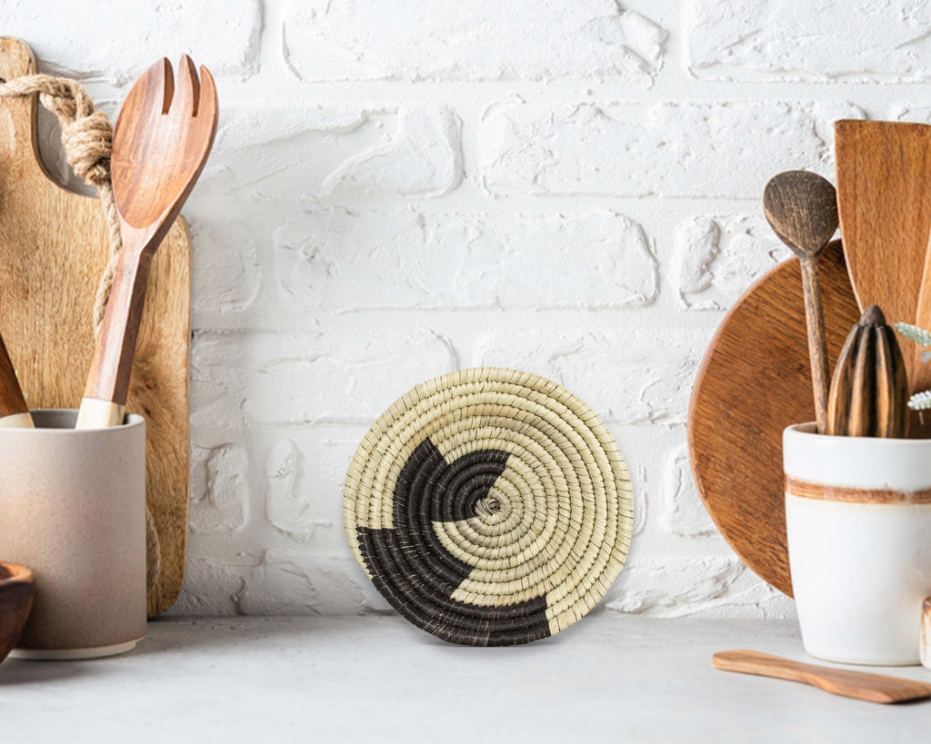 Boho Yei Black Miniature Basket Pack of 5 - LBW-1601-5 C