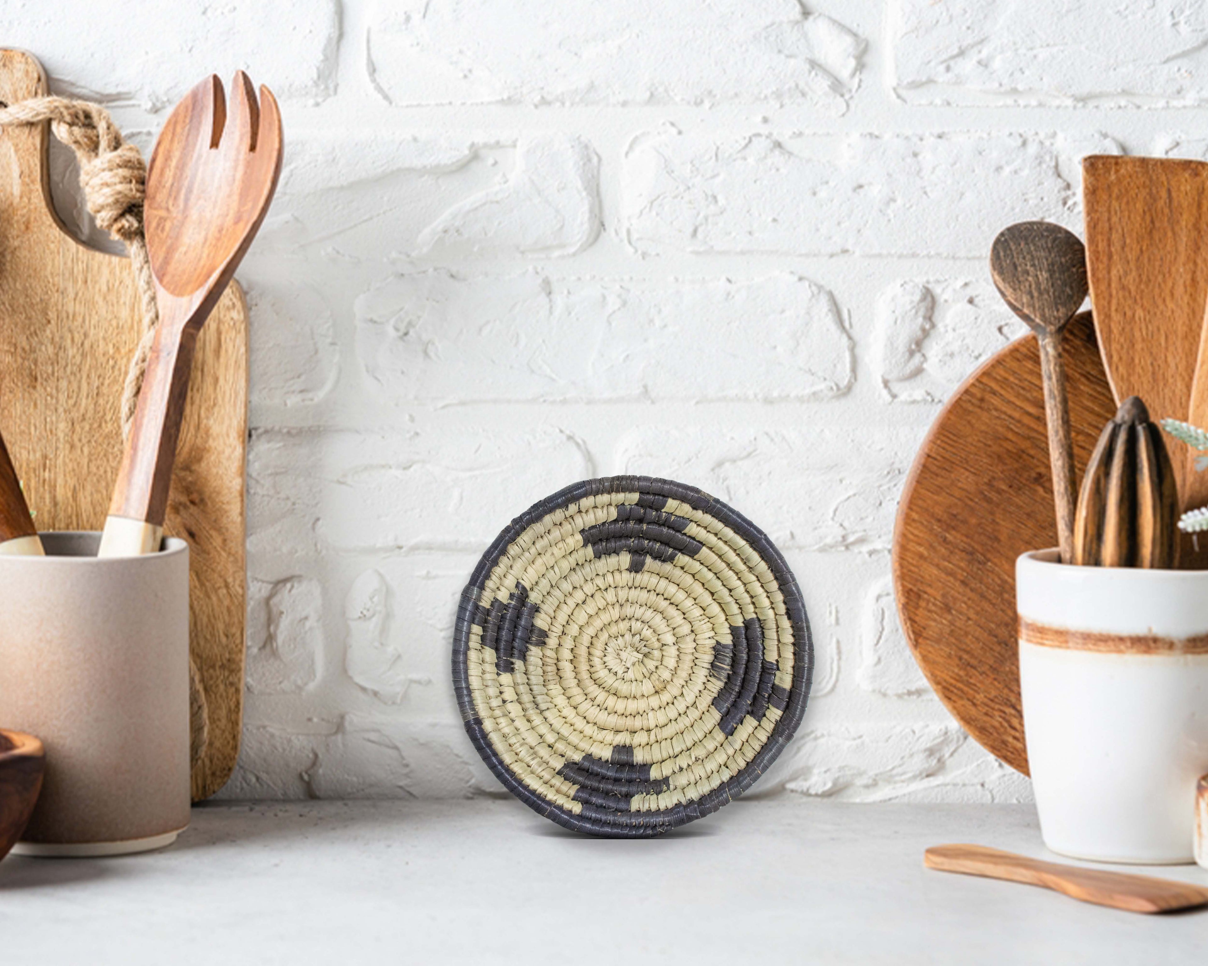 Boho Medallions Miniature Basket Pack of 5 - LBW-1608-5 B