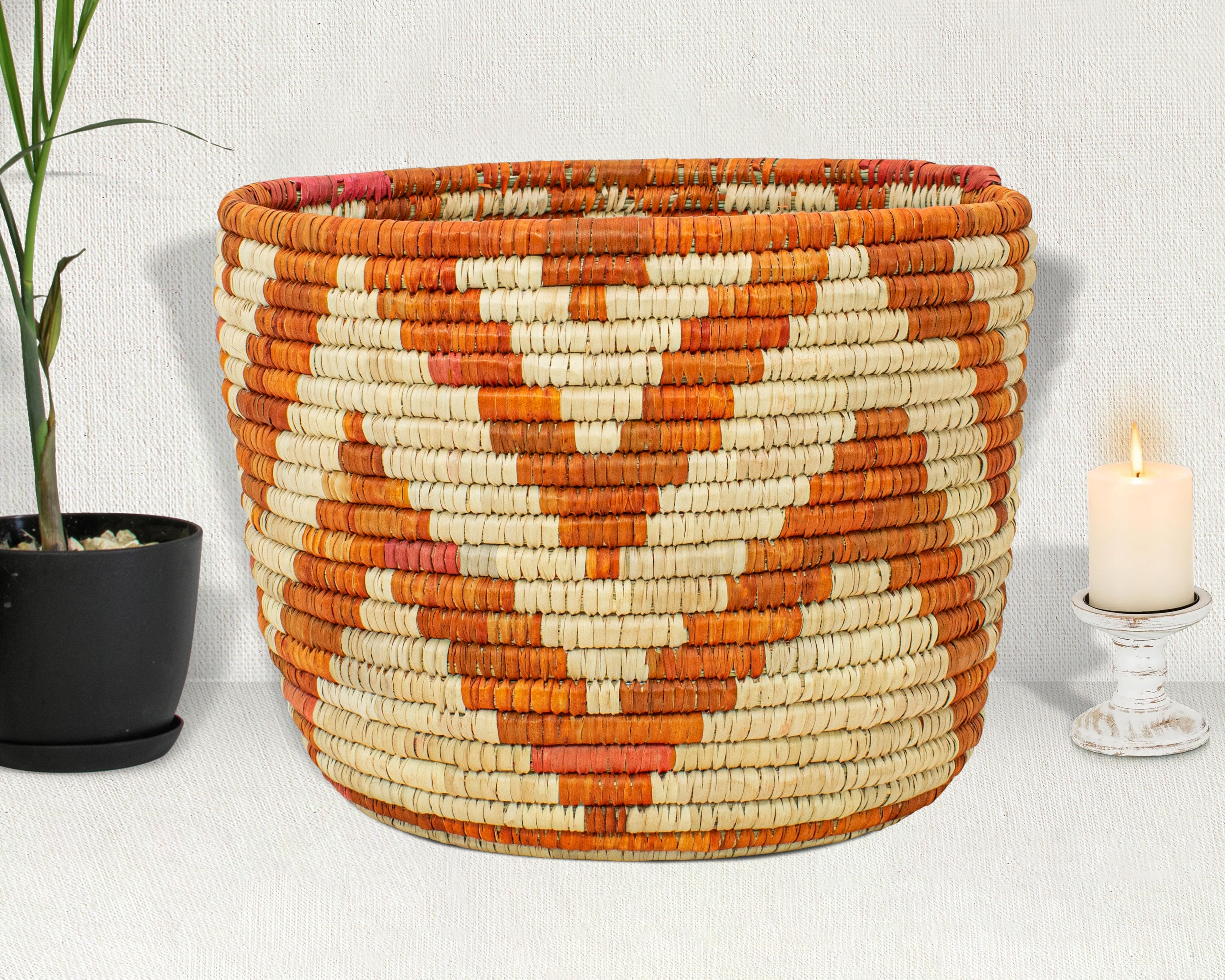 Dawn Handwoven Planter Basket - 12-inch PB-927