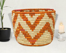 Dawn Handwoven Planter Basket - 12-inch