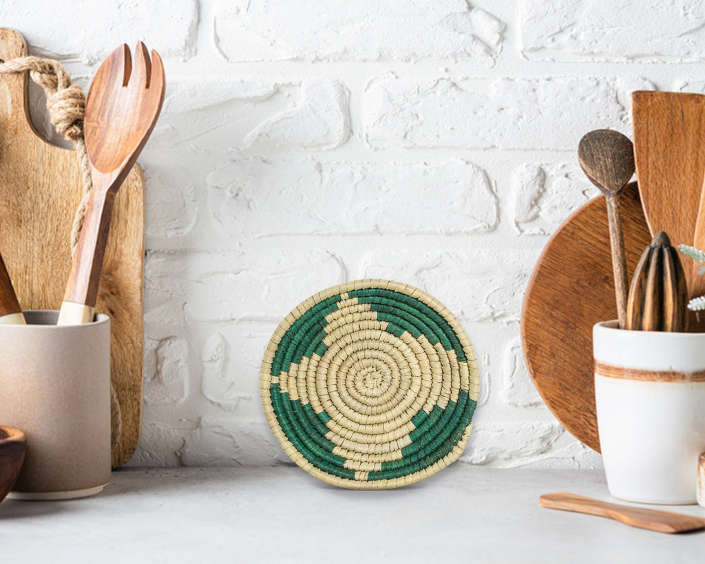 Boho Turquoise Star Miniature Basket Pack of 5 - LBW-1600-5