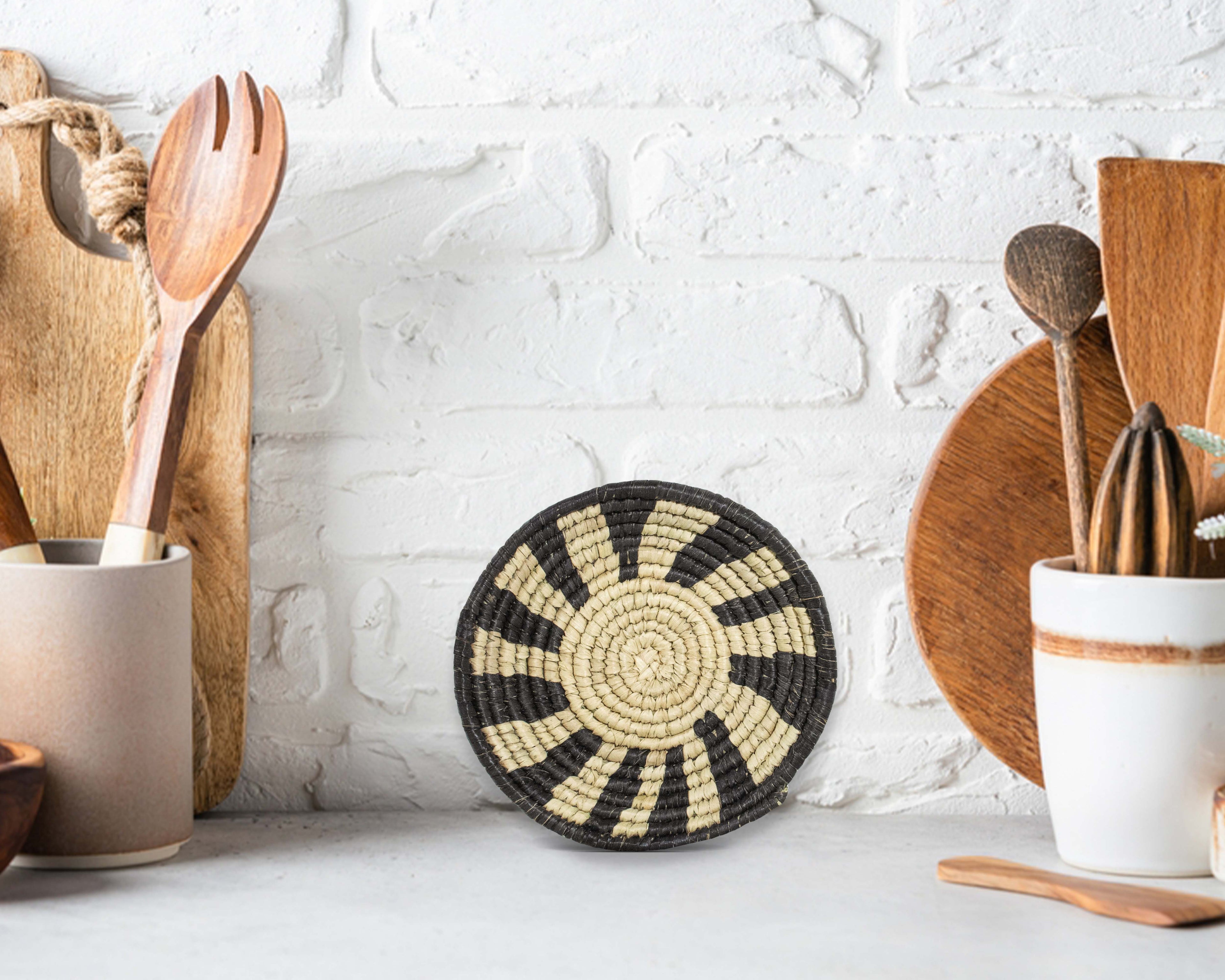 Boho Moon Light Miniature Basket Pack of 5 - LBW-1603-5 B