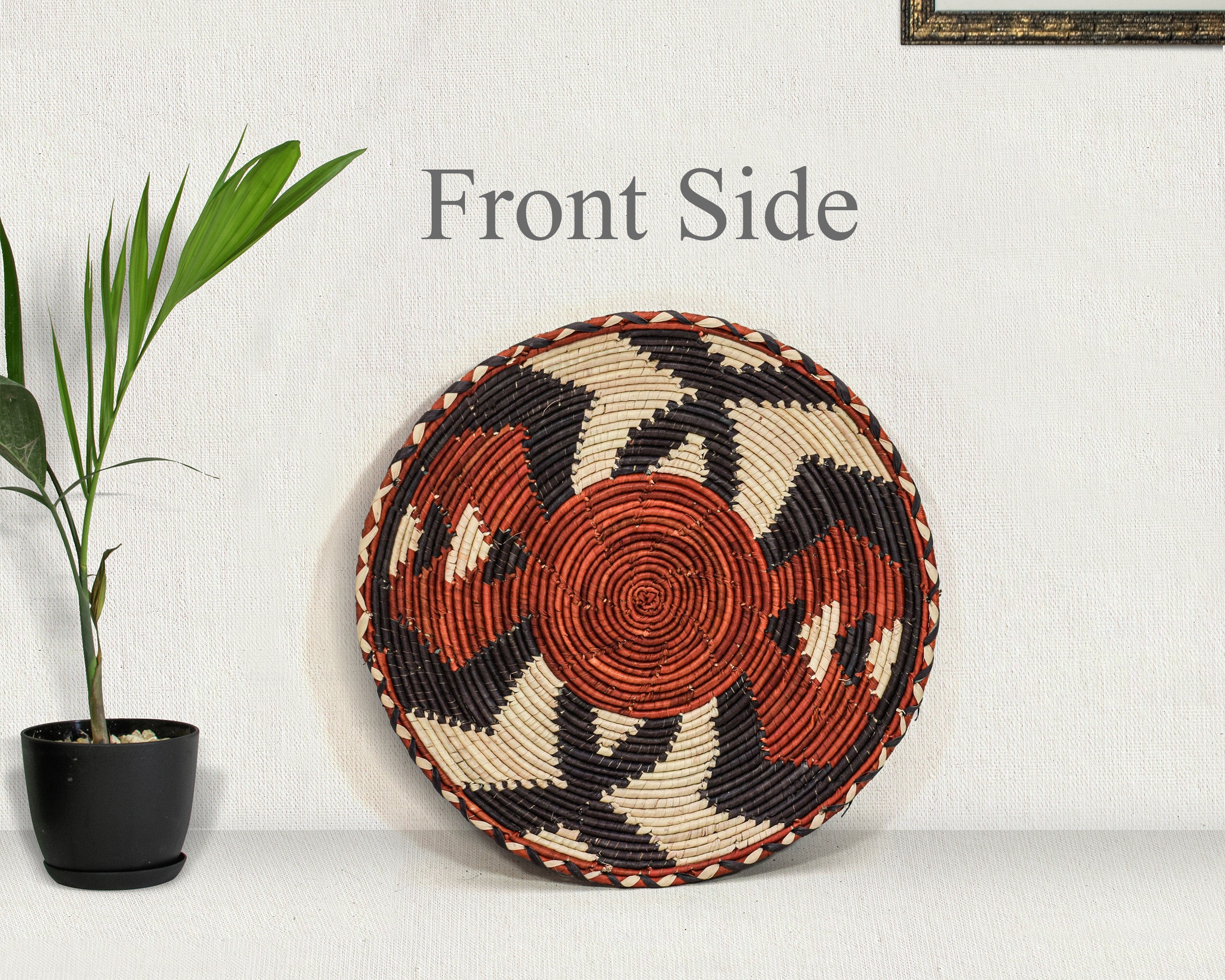 Thunder Storm Flat Basket 12-inch