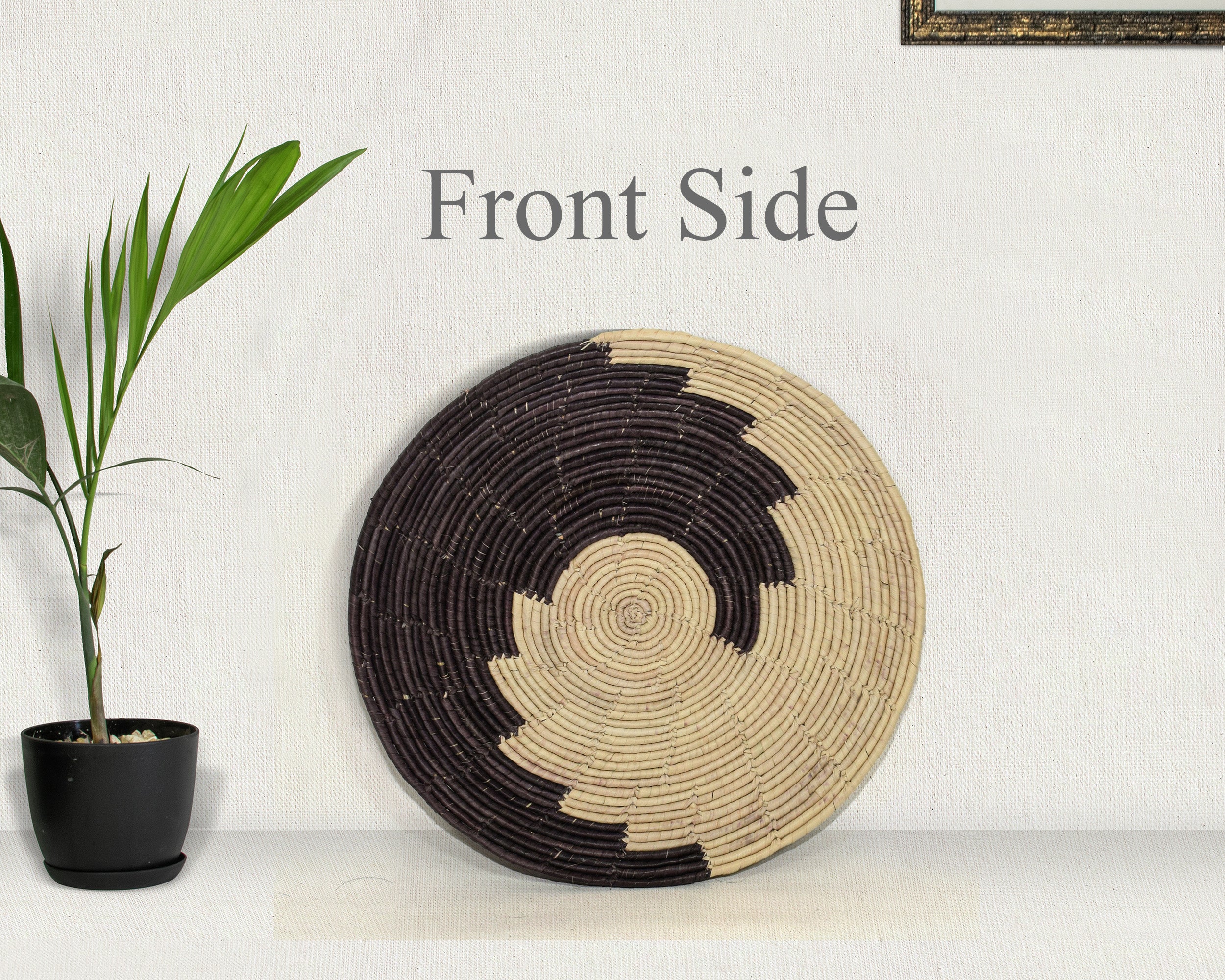 Dark Waves Flat Basket 12-inch