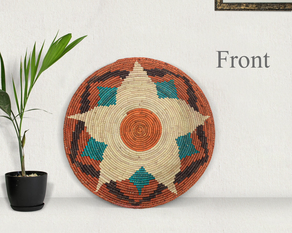 Rustic Lotus Bowl Basket