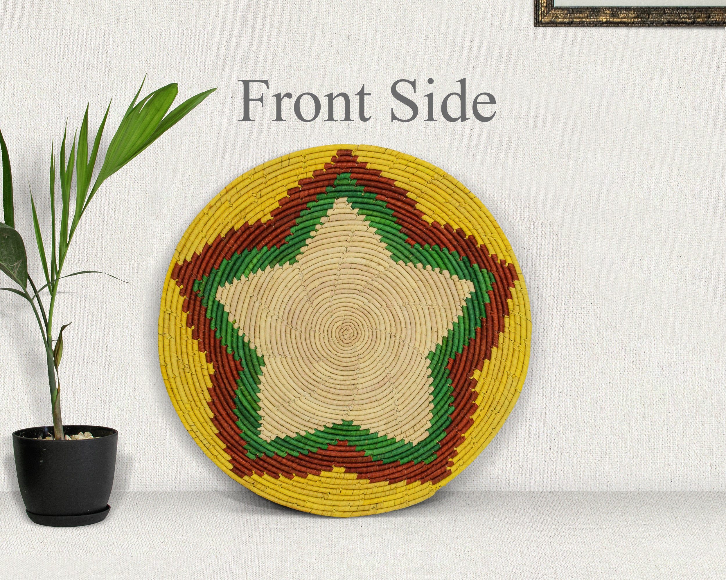 Yellow Mesa Flat Basket