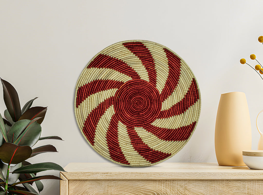 Red Storm Mat Wall Basket 14-inch MT-231-15