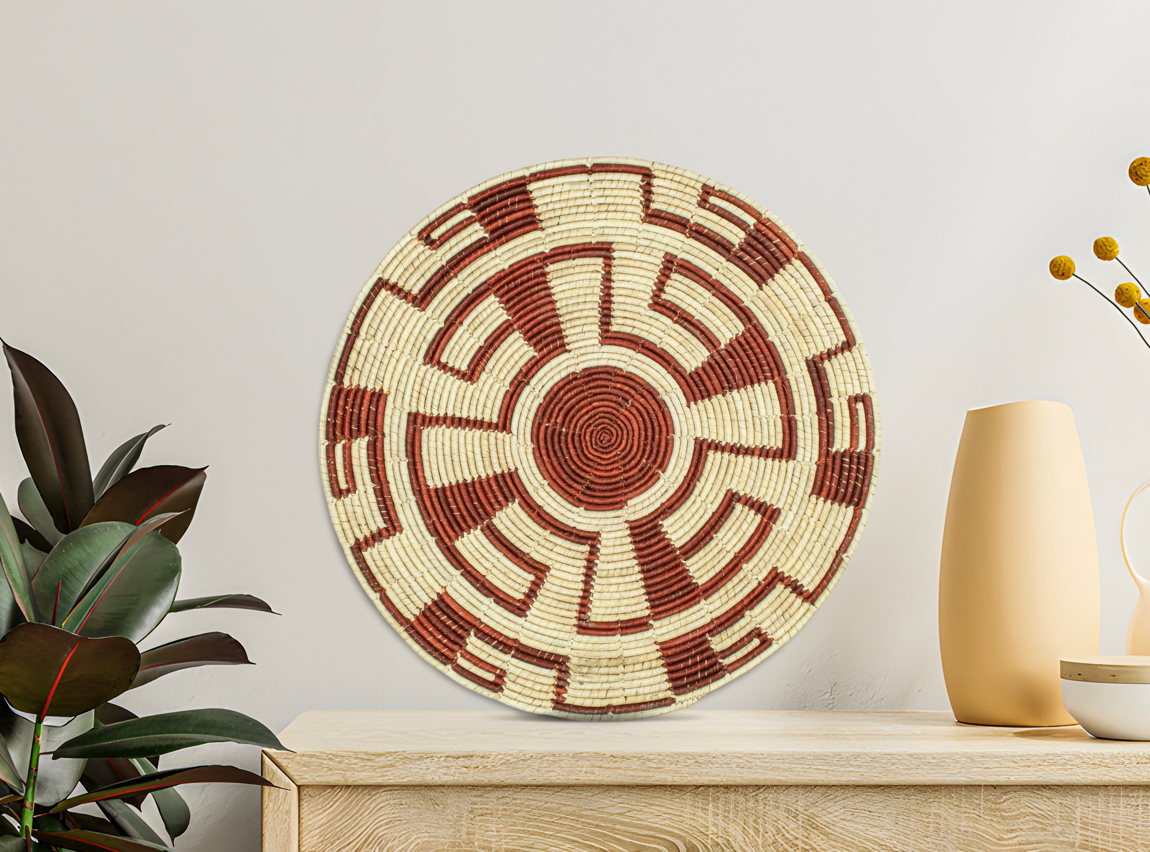 Wind Mill Mat Wall Basket 14-inch MT-210-15