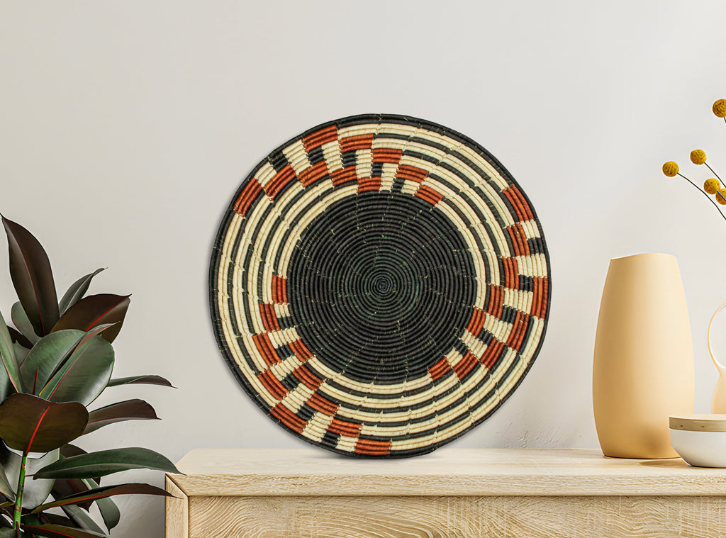 Mesa Swirl Mat Wall Basket 14-inch MT-234-15